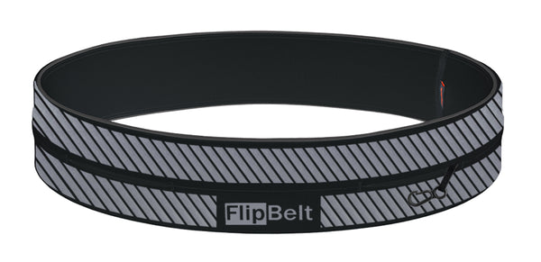 FlipBelt Zipper Reflective - Noir