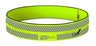 FlipBelt Zipper Reflective - Jaune